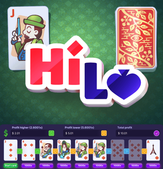 AMARIX. Hilo. Provably Fair Game Provider